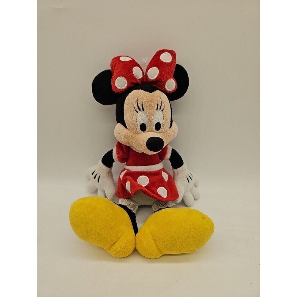 Disney Parks‎ Red And White Minnie Mouse 12" Plush Stuffed Animal